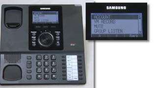 How To Call in to Group Listen on a Samsung OfficeServ Phone [upl. by Aivon]