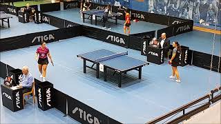 GIRLEA Maria vs PAPADIMITRIOU Malamatenia  Womens singles quarterfinal  Finlandia Open 2024 [upl. by Lockwood931]