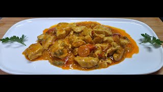 Pollo al curry con leche de coco Chicken curry with coconut milk [upl. by Godric]