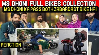 Reaction On MS Dhoni Full Bike Collection 70 Bikes [upl. by Ricketts]