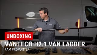 Unboxing Vantech H21 Side Access Van Ladder [upl. by Eanom]