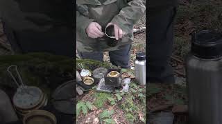 chaga tea outdoors [upl. by Wynne]