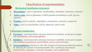 Neurotransmitters and Brain metabolism1 [upl. by Llevol248]