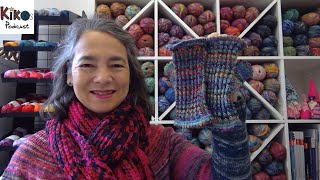 Kikos Knitting Podcast 212  Beaded fingerless mitts [upl. by Artcele897]