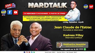 Hardtalk Linley Appadoo reçoit Jean Claude de l’Estrac et Kadress Pillay [upl. by Pearle449]