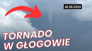 🌪️ TRĄBA POWIETRZNA  GŁOGÓW  18062024 [upl. by Naitsirhc]