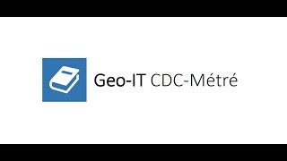 GeoIT CDCMétré [upl. by Hnilym508]