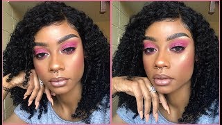 ♡ Poppin Pink Eyeshadow Tutorial ♡ [upl. by Heinrich]