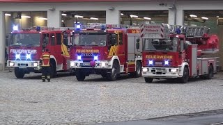 ALARMIERUNG  ALARMFAHRTEN Gefahrgutübung SaaleOrlaKreis Pößneck [upl. by Haroved996]