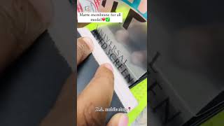 Matte Membrane For All Model ✅️ DA Mobile Shop Prayagraj shortsfeed viralvideo [upl. by Chiaki92]