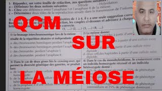 QCM sur la méiose [upl. by Franzoni]