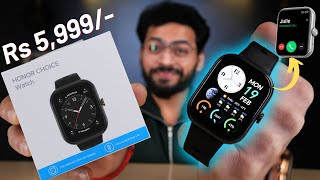 Honor Choice Watch Unboxing amp Review 🔥  AMOLED  Bluetooth Calling  GPS amp More 🤩 [upl. by Eenrahc]