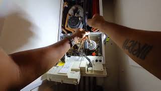 Live Fault Finding 12  Faulty Baxi Diverter Cartridge [upl. by Norab365]