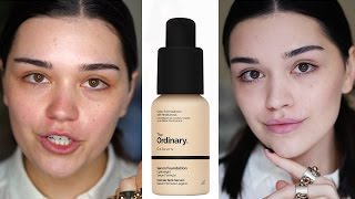 The Ordinary Serum Foundation  First Impressions [upl. by Misaq]