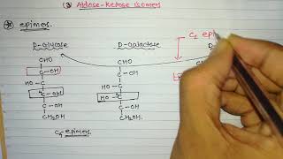 6 Sugar isomers Part5 epimers amp AldoseKetose isomers [upl. by Cassius]