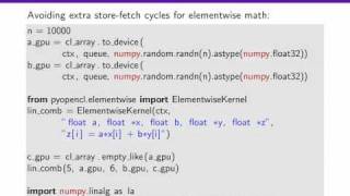 GPU programming with PyOpenCL and PyCUDA 3 [upl. by Kursh]