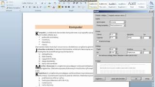 Word  formatowanie tekstu [upl. by Sauveur631]