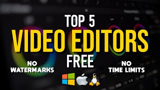 Top 5 Best FREE VIDEO EDITING Software [upl. by Shabbir646]