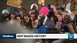 Jagmeet Singh makes history by winning NDP leadership [upl. by Zampino858]