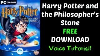 Harry Potter and the Philosophers Stone PC  FREE Download Voice Tutorial [upl. by Zebaj]