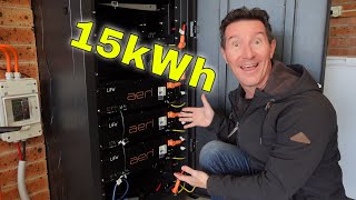 EEVblog 1634  15kWh AERL LFP Home Storage Battery Install [upl. by Urbas]