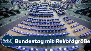 PARLAMENT ETWAS DIVERSER Der neue Bundestag ist jünger und weiblicher geworden [upl. by Elohc]