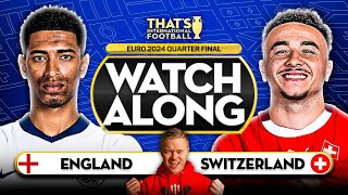 ENGLAND vs SWITZERLAND LIVE EURO 2024 with Mark GOLDBRIDGE LIVE [upl. by Eerual]