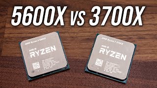 AMD Ryzen 5 5600X vs Ryzen 7 3700X  6 or 8 Cores [upl. by Meek]