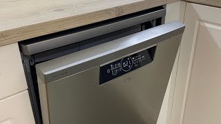 Beko bPRO500 dishwasher in action AutoDoor opening [upl. by Nove]