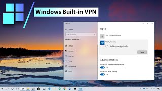 windows built in vpn  Windows 10 Secure VPN  Faster than Nordvpn [upl. by Shelby]