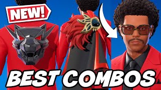 BEST COMBOS FOR NEW THE WEEKND SKIN SEASON 1 FESTIVAL PASS  Fortnite [upl. by Appleby]