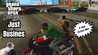 FUGA FRENÉTICA DE UMA CILADA 🏍️  GTA San Andreas [upl. by Euqininod185]