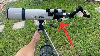 How Good Is It 80mm Aperture 600mm HEXEUM Telescope Deep Dive and Review [upl. by Neeuq]