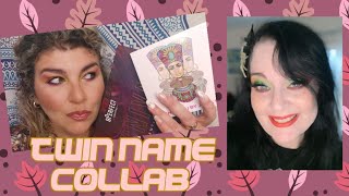 Twin name collab with chloedemure using The Zulu and Antidote palettes [upl. by Ploch541]