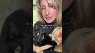 Just a lady obsessed with her cats catlady catlover catladylife [upl. by Adrahc]