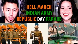 HELL MARCH  Indian Army Republic Day Parade  Reaction  Happy Republic Day  Jaby Koay [upl. by Trebreh911]