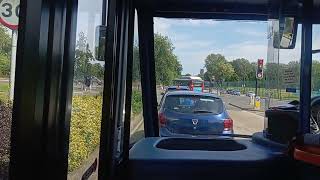 OPTARE SOLO SR VOITH KICKDOWNS  Full Journey on the 520 to Aldershot  GX13 ANF 47864  2782024 [upl. by Issej]