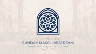 Sixteenth Sunday in Ordinary Time  Live Mass [upl. by Aneladdam]