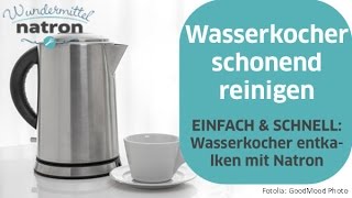 Wasserkocher entkalken und schonend reinigen [upl. by Niamreg]