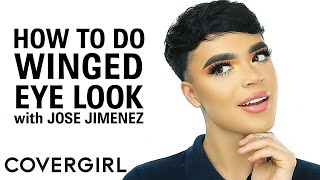 How to Do Winged Eyeliner Tutorial  COVERGIRL [upl. by Aicilehp]