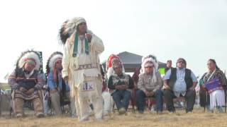 Yakama Tribal Council Chairman JoDe Goudy speaks at Standing Rock NoDAPL [upl. by Zola]