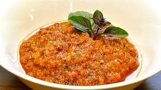 Rotes PestoPesto Rosso RezeptTomaten PestoPastasauce selber machen [upl. by Tobye]