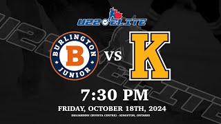 Burlington Jr Barracudas vs Kingston Junior [upl. by Yrrem]