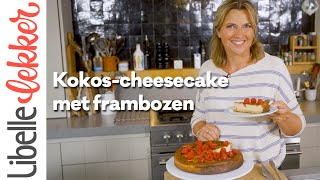 Ilse kookt kokoscheesecake met frambozen [upl. by Horatio552]