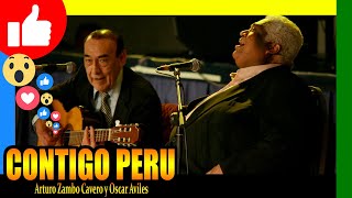 🔴 CONTIGO PERÚ  Arturo Zambo Cavero y Oscar Avilés 1987 ESPECTACULAR [upl. by Ivette]