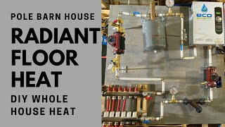 DIY Radiant Floor Heat  Install and First Impressions [upl. by Bernardine845]