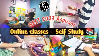 How I manage online classes and self study 📚  Neet 2023 time ⏰ Table [upl. by Llerehs]