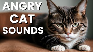 Angry Cat Sounds  Cat Meowing Sound Effects  In Ultra Slow Motion  8 Hours [upl. by Ardnalahs]