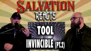 Salvation Reacts  Tool First Timers  Invincible pt2 [upl. by Htiel]