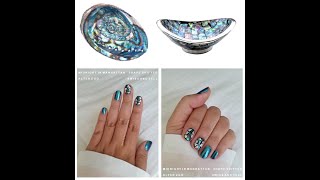 DIY Abalone Shell Nails  Nails EuNeed with Eunice [upl. by Marx]